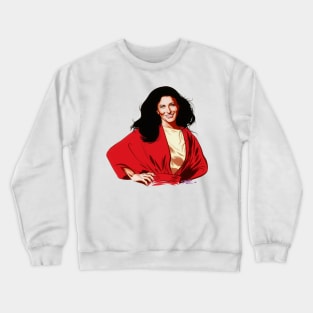 Loretta Lynn - An illustration by Paul Cemmick Crewneck Sweatshirt